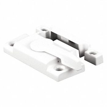 PRIME-LINE Sliding Window Sash Lock White Vinyl, 170D74
