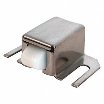 PRIME-LINE Swing Shower Door Catch HDPE Tip S/S PK2, 170D93