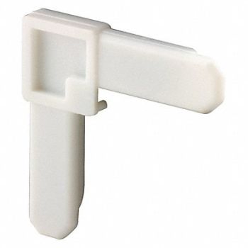 PRIME-LINE Screen Frm Corners 5/16 Wht Pl PK100, 170F41