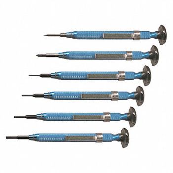 MOODY TOOL Slot/Phil/Screw Extrctr Driver Set 6Pc, 172C44