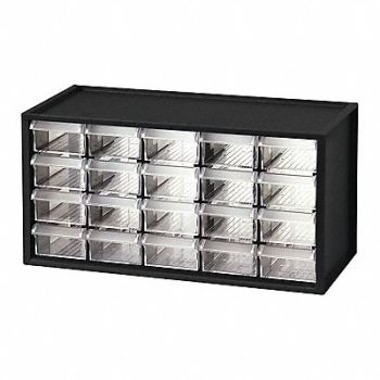 SHUTER Parts Cabinet Plastic 20 Bin, 172J59