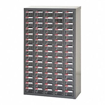 SHUTER Parts Cabinet Steel 75 Bin, 172J64