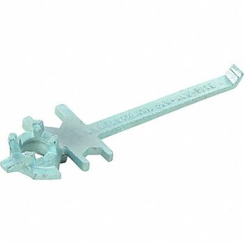 VESTIL Zinc Straight Hand Drum Bung Nut Wrench, 172L70