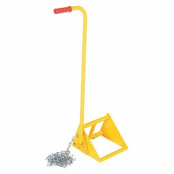 VESTIL Fabricated Ergo-Handled Wheel Chock 10, 172U44
