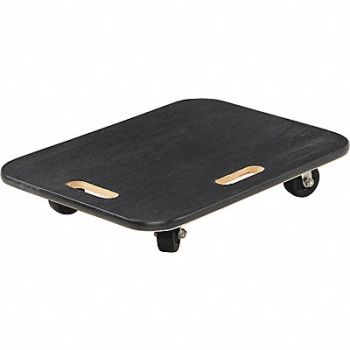 VESTIL Fiber Wood Dolly w/Rubber Caster 18 x 24, 172V17
