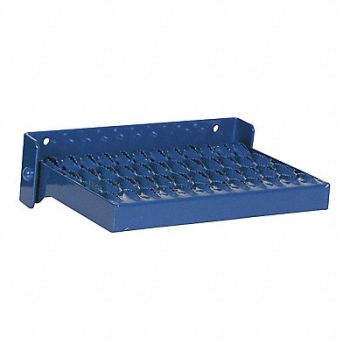 VESTIL Manual Serrated Stl Fold-Up Step 350 lb., 172Z18