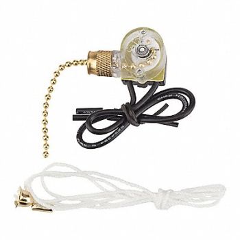 NSI INDUSTRIES Pull Chain With Cord Brass Actuator, 173M15