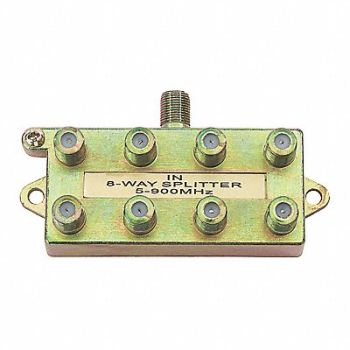 NSI INDUSTRIES Coaxial Splitter 8-Way, 173R43