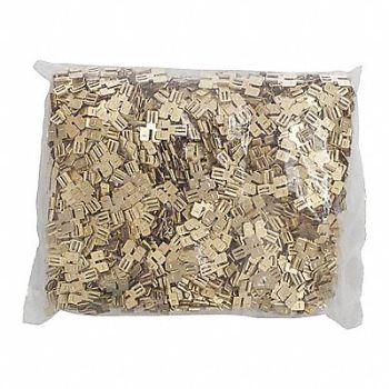 NSI INDUSTRIES Double Male Tab - Uninsulated PK15, 173R97