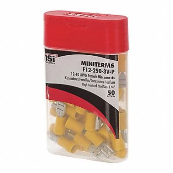 NSI INDUSTRIES Female Disconnect Vinyl 12-10 AWG PK50, 173T61