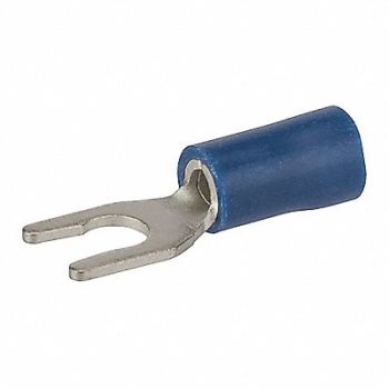NSI INDUSTRIES Locking Spade Vinyl #6 Stud 12-10 AWG, 174F27