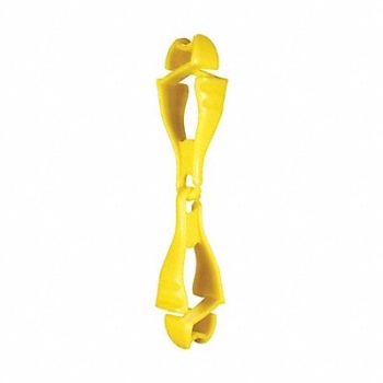 ERGODYNE Glove Clip Lime 6-1/2 x 1, 174W39