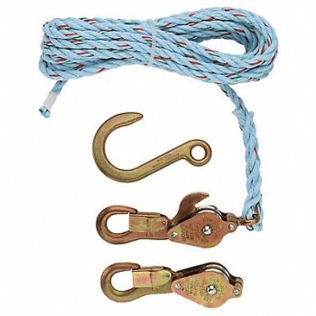 KLEIN TOOLS Block Tackle w/Standard Snap Hooks, 2DFH1