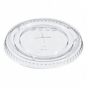 GRAINGER APPROVED Disp Cold Cup Lid 9oz-20 oz Clear PK1000, 23UC25