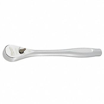 MILWAUKEE Hand Ratchet 8 1/2 in Chrome 3/8 in, 55KM68