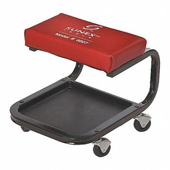 SUNEX TOOLS Padded Creeper Seat Vinyl Cushioned Seat, 182L74