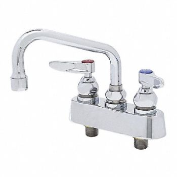 T S BRASS Deck Mount Workboard Faucet 3 1/2, 185Z30