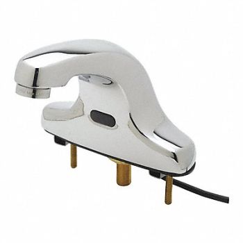 T S BRASS Faucet Electronic 4 Deck Mount, 185Z37