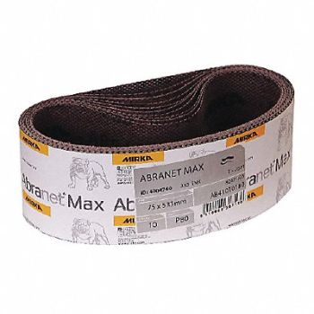 MIRKA Net Abrasive Belt 3x21 P80 PK10, 188Z06