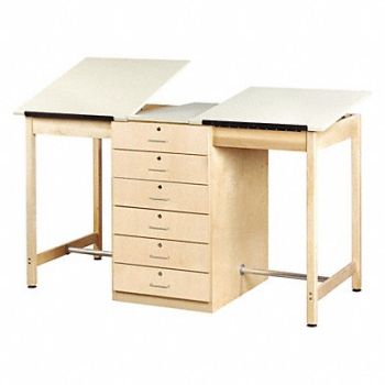 DIVERSIFIED SPACES TWO STATION DRFTNG/ART TABLE, 9TLZ2