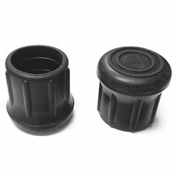 GRAINGER APPROVED Protective Leg Tip SlipOn Rd 1-7/32 PK5, 18AG23