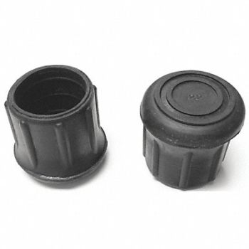 GRAINGER APPROVED Protective Leg Tip SlipOn Rd 1-7/32 PK10, 18AE08