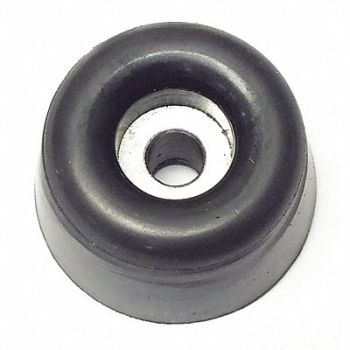 GRAINGER APPROVED Bumper 1 in Black Rubber PK5, 18AX33