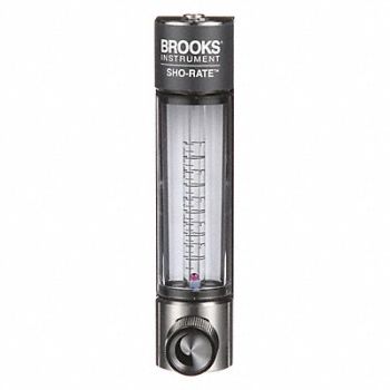 BROOKS Flowmeter Air .1 to 1 LPM Glass, 18C716
