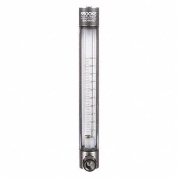 BROOKS Flowmeter Air 2 to 50 LPM Glass, 18C724