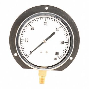 GRAINGER APPROVED G3996 Pressure Gauge Mechanical Cont 4-1/2 In, 18C765