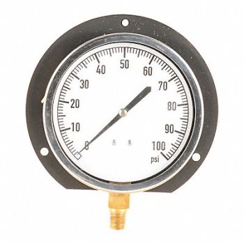 GRAINGER APPROVED G3996 Pressure Gauge Mechanical Cont 4-1/2 In, 18C766