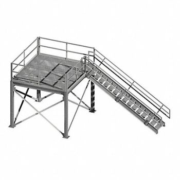 PORTA-KING Guard Tower 20 ftx10.83 ftx12 ft Stl, 18C844