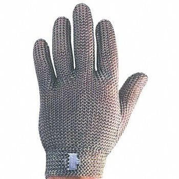 NIROFLEX USA G4016 Chainmail Cut-Resist Glove XL/10 Silver, 18C902