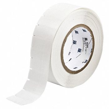 BRADY Label White/Translucent Blank Polyester, 18CE07