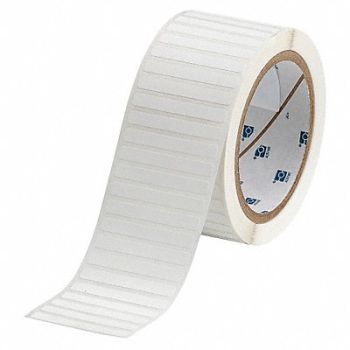 BRADY Label White Blank Polypropylene, 18CE71
