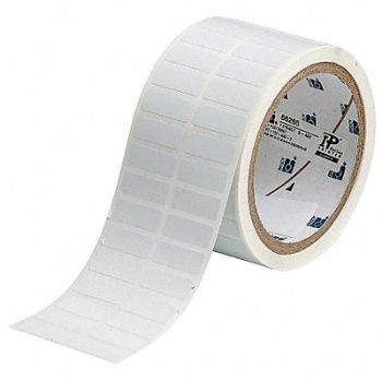 BRADY Label White Blank Polyester, 18CE72