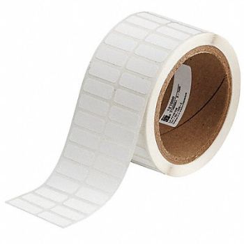 BRADY Label White Blank Polypropylene, 18CE73