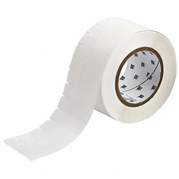 BRADY Label White/Translucent Blank Polyester, 18CE74