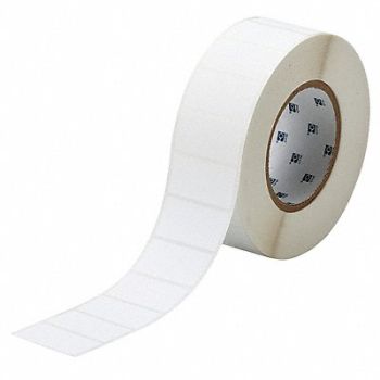 BRADY Label White Blank Polyester, 18CT63