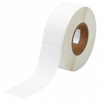 BRADY Label White Blank Polyester, 18CT64