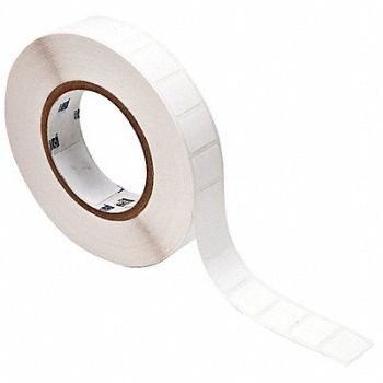 BRADY Label White Blank Polyester, 18CT67