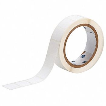 BRADY Label White Blank Polyester, 18CY17