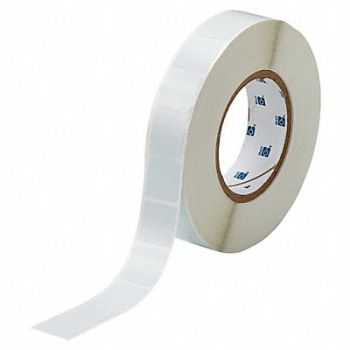 BRADY Label White Blank Polyester, 18CY21
