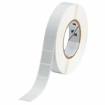 BRADY Label White Blank Polyester, 18CY45