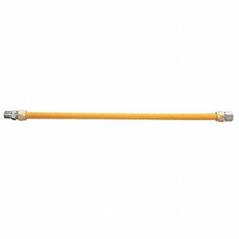 DORMONT Gas Connector 3/8 ID x 5 ft L, 18D829