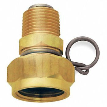 SANI-LAV Swivel Hose Adapt Brass 1/2 MNPT 2 In L, 18D880