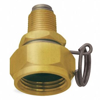 SANI-LAV Swivel Hose Adapter Brass 3/4 x 3/8, 18D882