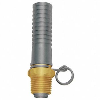 SANI-LAV Swivel Hose Adapter Brass 3/4 x 1/2, 18D883