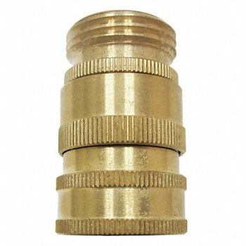 SANI-LAV Hose Adapter Brass 3/4 x 3/4, 18D885