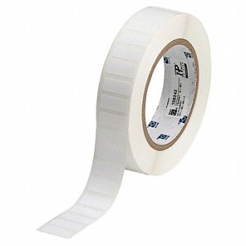 BRADY Label White Blank Polyester, 18DC62